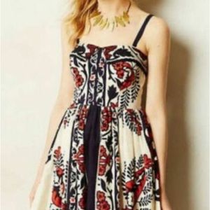 Anthro Yoana Baraschi Beaded “sweetwater” dress